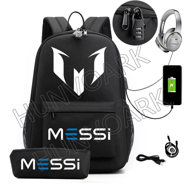 Lässiger Schulrucksack mit USB-Anschluss