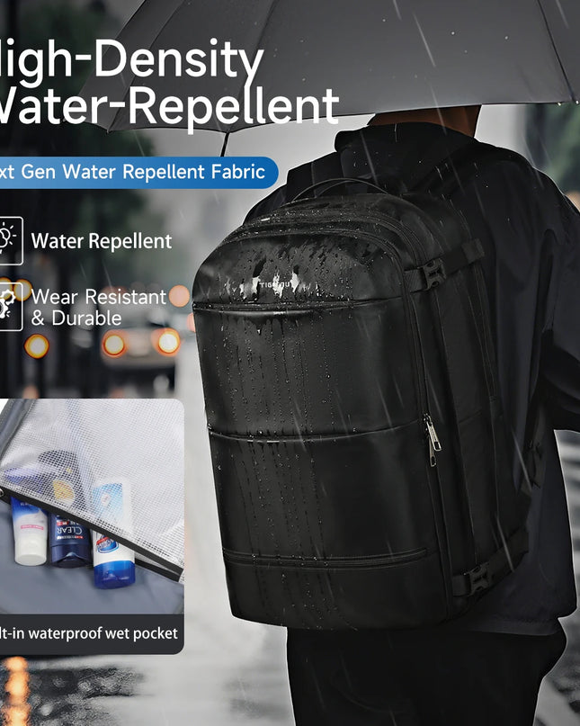 Erweiterbarer Rucksack 17 Zoll Laptopfach