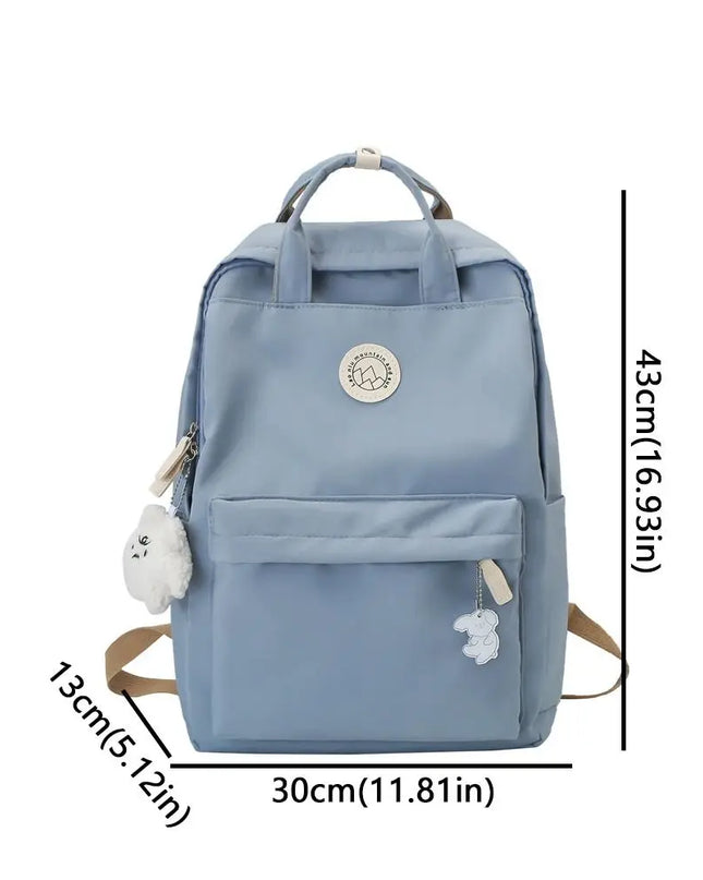 Uni Rucksack Nylon Lila – wasserdicht