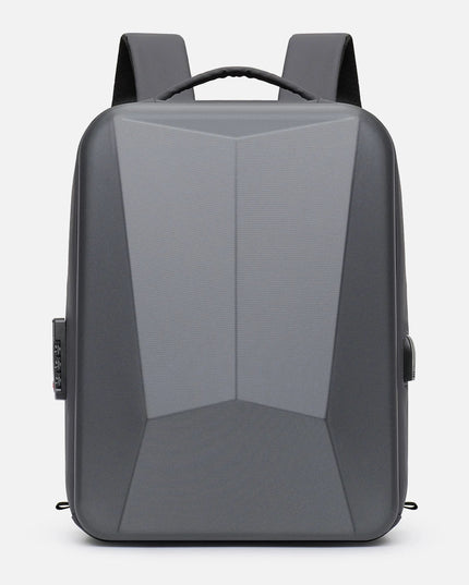 Business Rucksack erweiterbar Grau