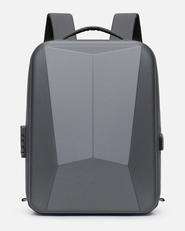 Business Rucksack erweiterbar Grau