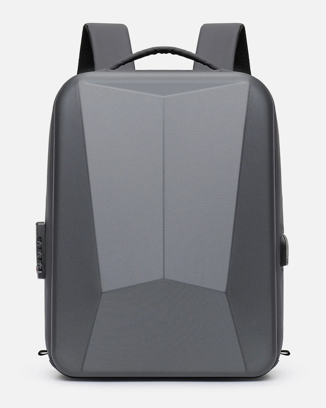 Business Rucksack erweiterbar Grau