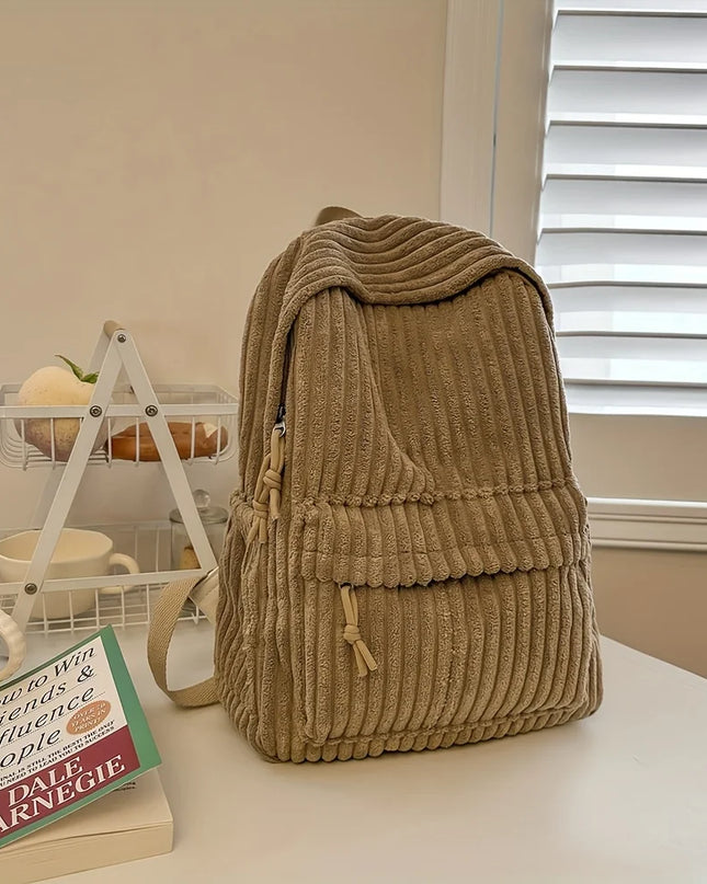 Uni Rucksack Klein Cord Khaki