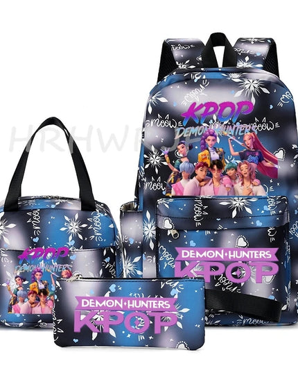 Schulrucksack Set KPop Demon Hunters Pflaume