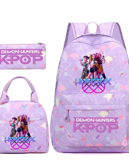 Schulrucksack Set 20-35L Grau