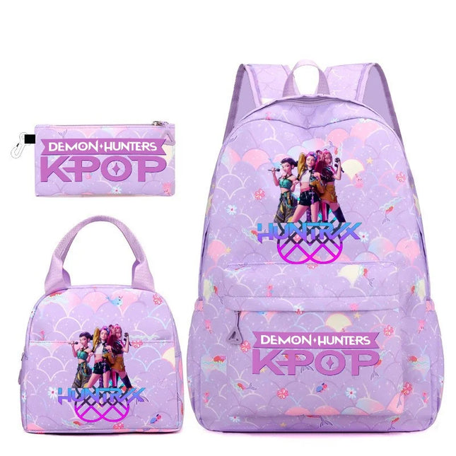 Schulrucksack Set 20-35L Grau