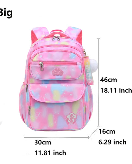 Mädchen Schulrucksack Pink Gross