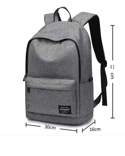 Minimalistischer Studenten Rucksack Gross