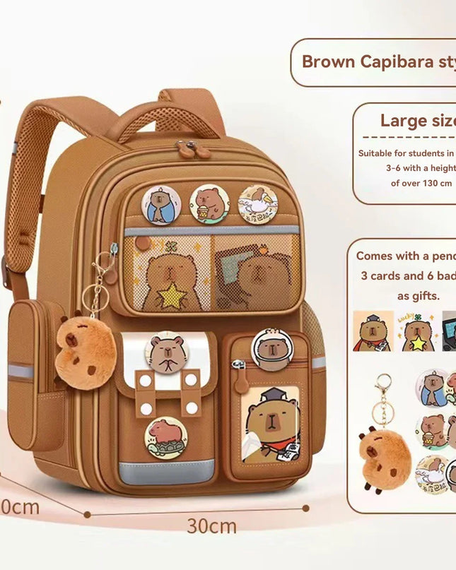 Schulrucksack Capybara Large für Schüler