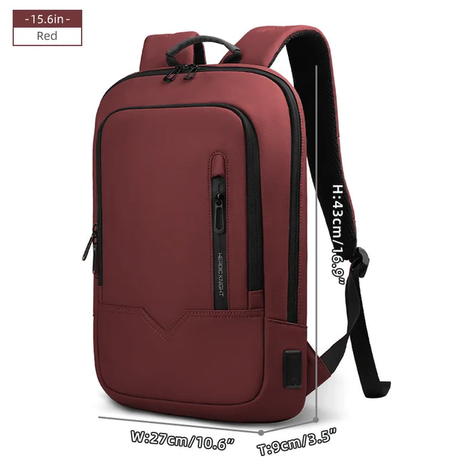 Business Laptop Rucksack 15,6 Zoll Rot