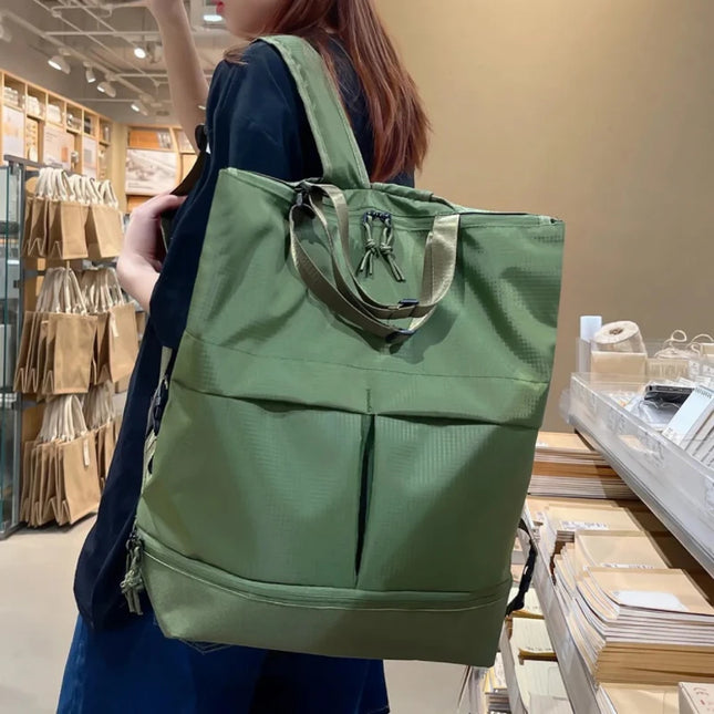 Schulrucksack Nylon 20-35L Grün