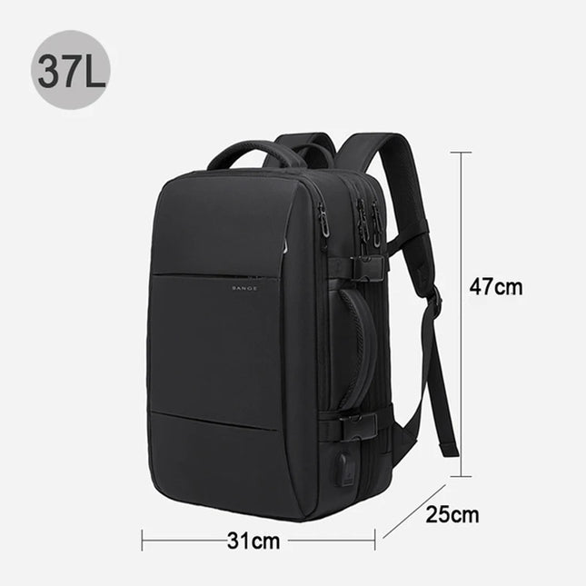 Business Rucksack mit USB und Laptopfach
