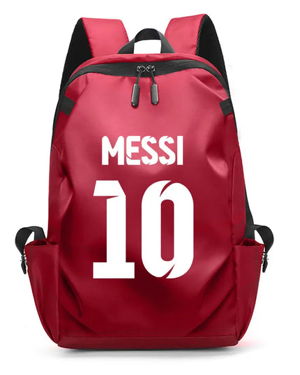 Schulrucksack mit USB-Port Rot