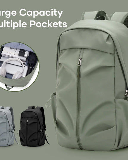 Uni Rucksack Schwarz mit USB-Ladefunktion