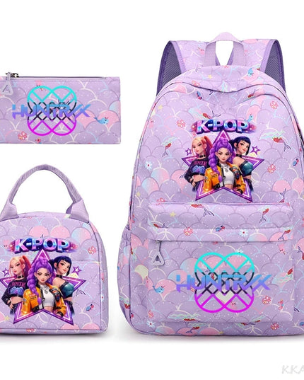 Schulrucksack Set mit Lunch Bag