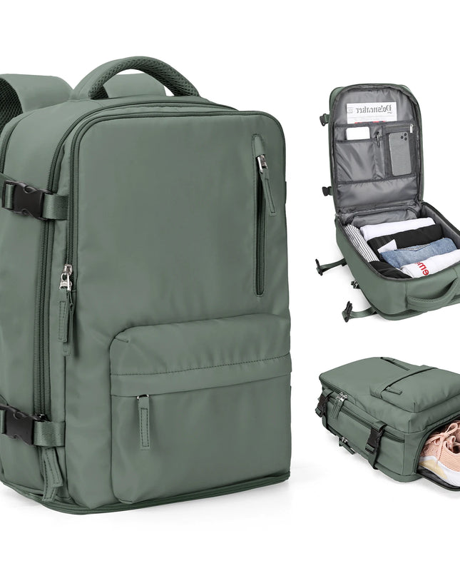 Laptop Rucksack für Reisen Grün