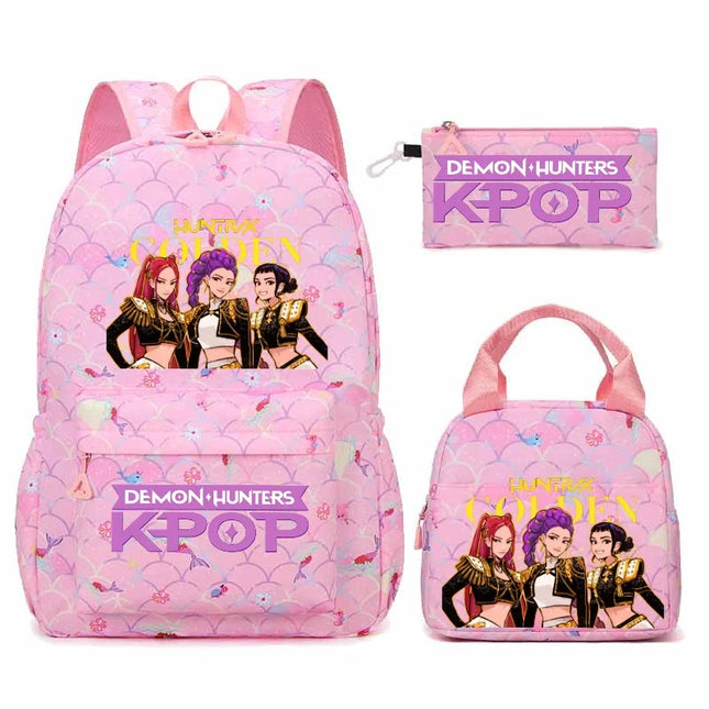 Schulrucksack Set Demon Hunters 20-35L