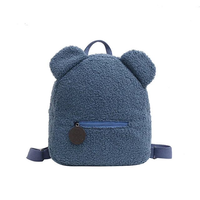 Schulrucksack Bär Plüsch Blau Unter 20L