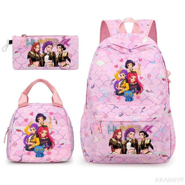 Schulrucksack Set mit Lunch Bag