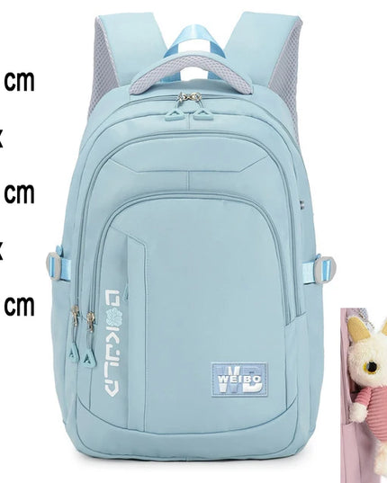 Schulrucksack fuer Teenager - Blau