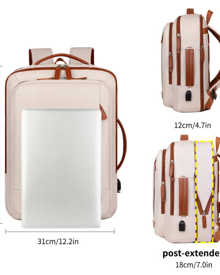 Unisex Rucksack für Uni & Schule Pink Combo