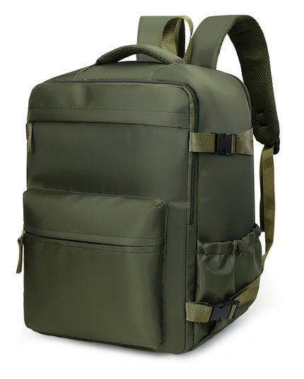 Business Rucksack mit Schuhfach Olivgrün