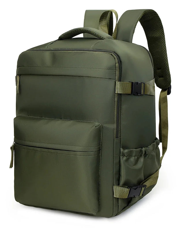 Business Rucksack mit Schuhfach Olivgrün