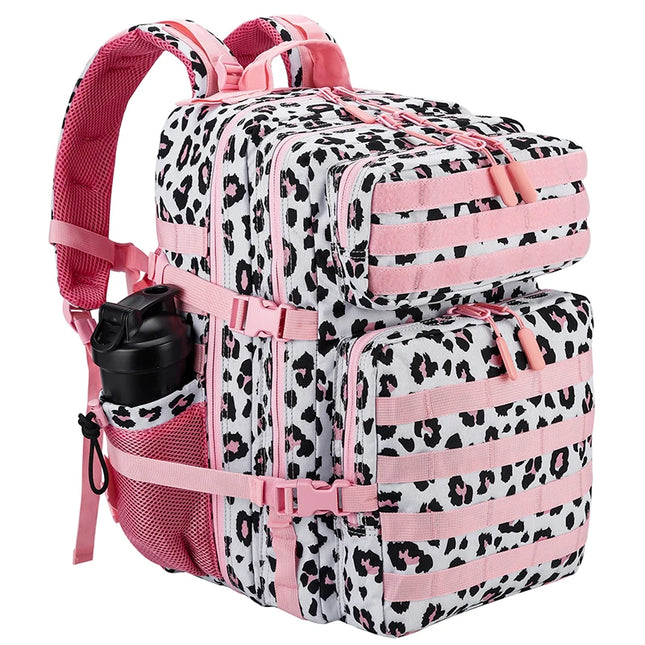 Uni Rucksack 25-45L – Leopard Pink