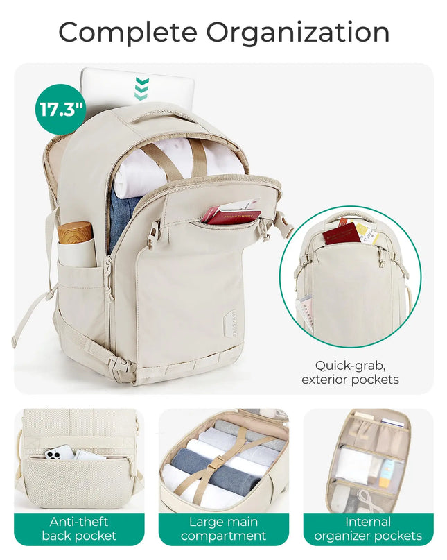 Reise Rucksack Damen 30L mit Laptopfach