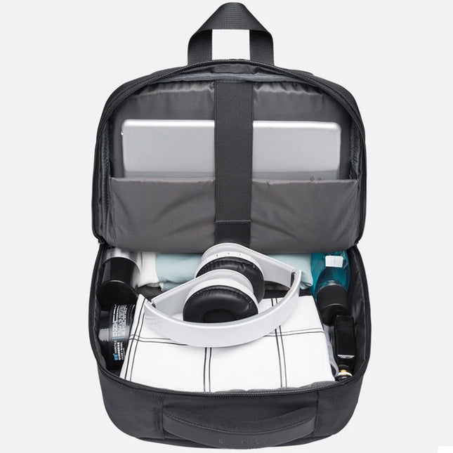 Laptop Rucksack mit USB-Port - Schwarz