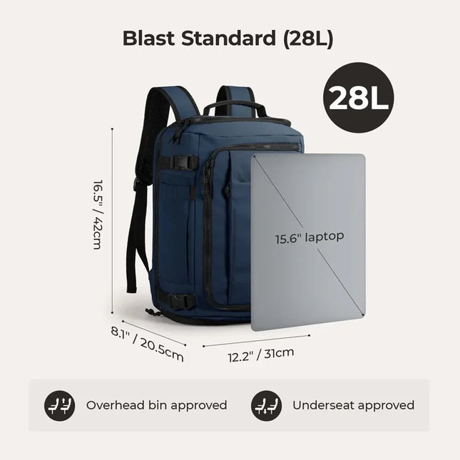 Erweiterbarer Rucksack Army Grün 38L