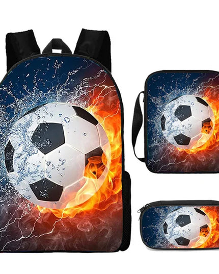 Schulrucksack Fußball Design fxbb-09
