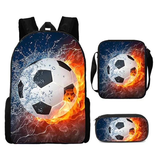 Schulrucksack Fußball Design fxbb-09