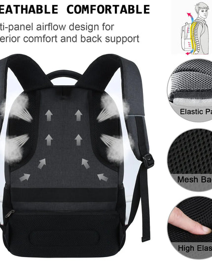 Rucksack Arbeit & Uni mit Laptopfach Blau