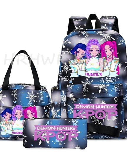 Schulrucksack Set KPop Demon Hunters Gelb