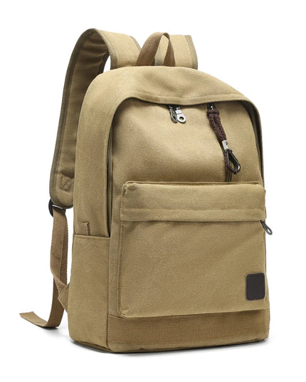Großer Schulrucksack Canvas für Teenager