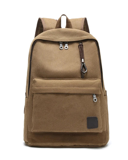 Großer Schulrucksack Canvas für Teenager