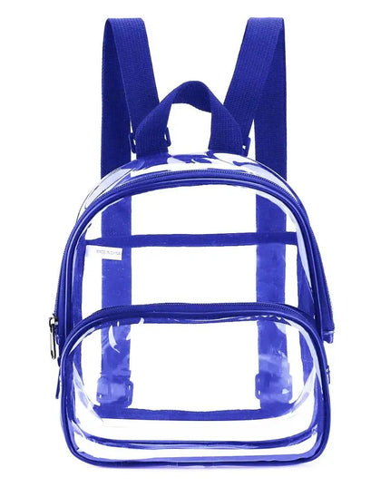 Transparenter Schulrucksack Blau unter 20L