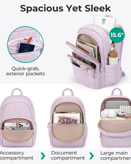 Uni Rucksack Damen 15,6 Zoll Laptopfach