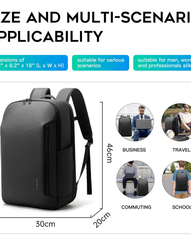 Laptop Rucksack Bange 15.6 Zoll - Blau