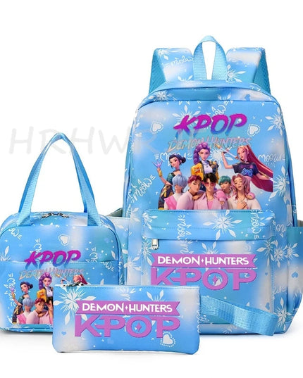 Schulrucksack Set 3-teilig KPop Nude