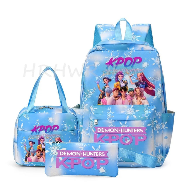 Schulrucksack Set 3-teilig KPop Nude