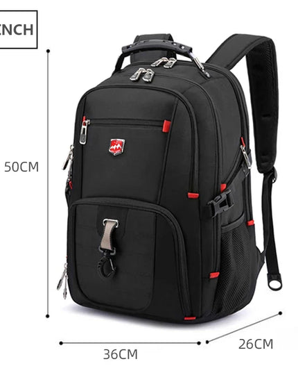 Laptop Rucksack mit USB-Anschluss 17 Zoll