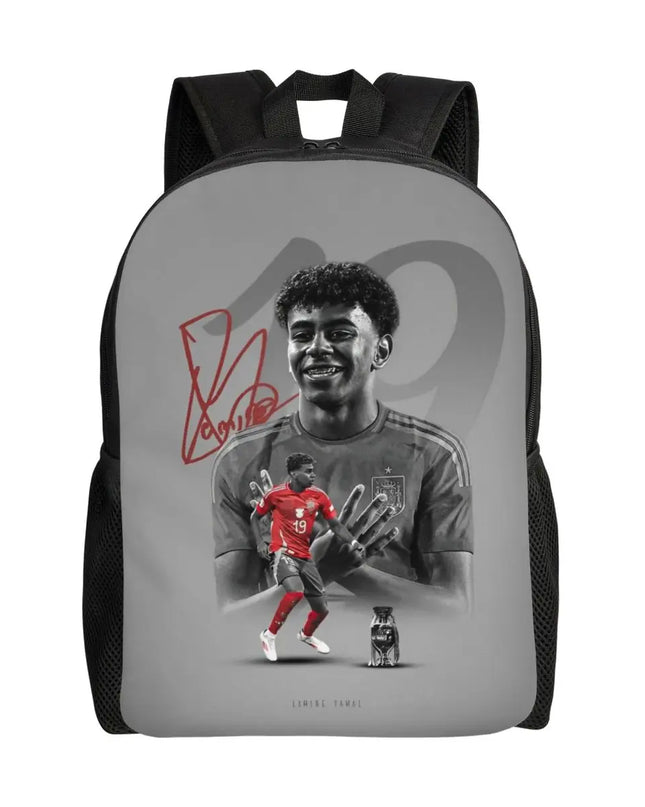 Schulrucksack mit Fussball-Design