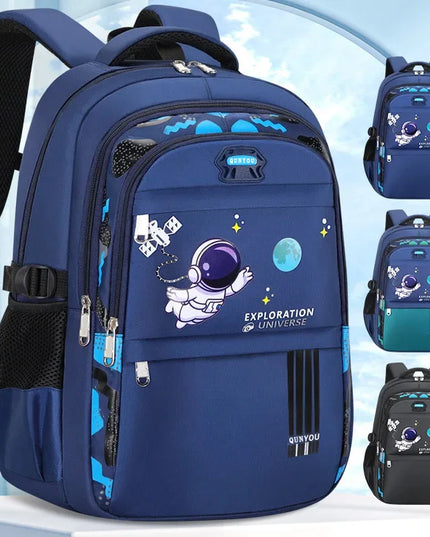 Schulrucksack Astronaut Jungen Klein Schwarz