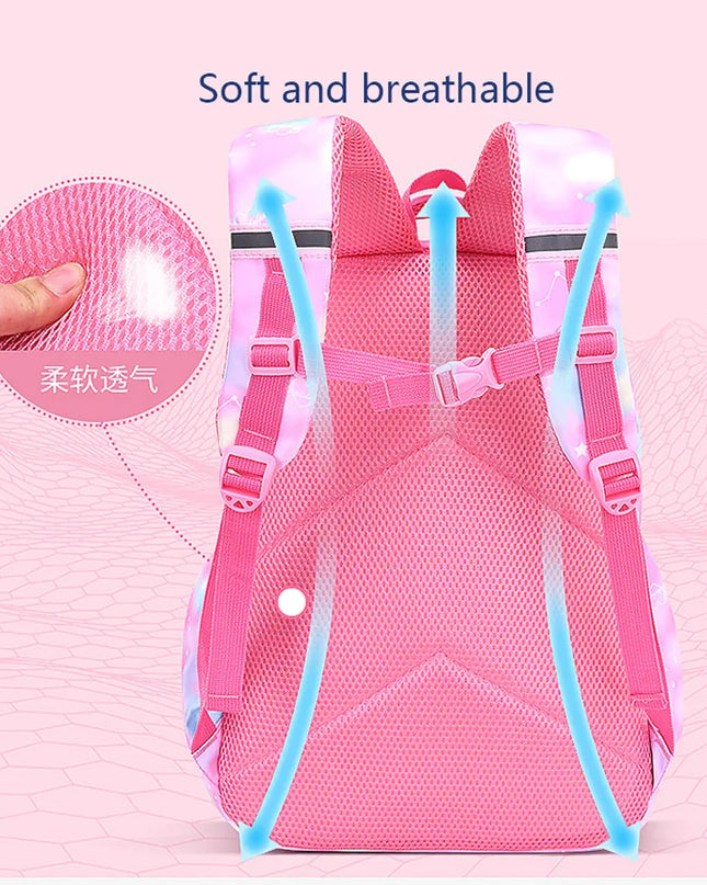 Mädchen Schulrucksack Pink Klein