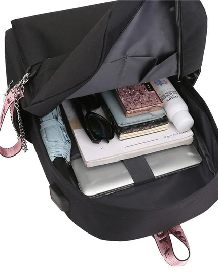 Schulrucksack Manga Design Canvas