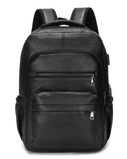 Laptop Rucksack mit USB-Anschluss Hellbraun