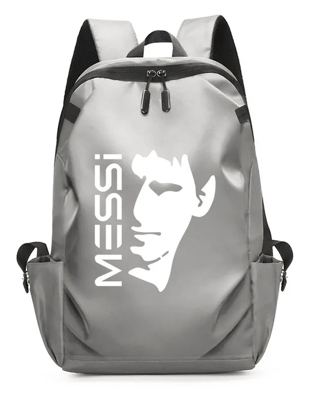 Schulrucksack Unisex mit USB-Port Grau