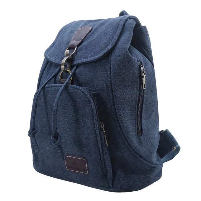 Uni Schul Rucksack Canvas Laptopfach